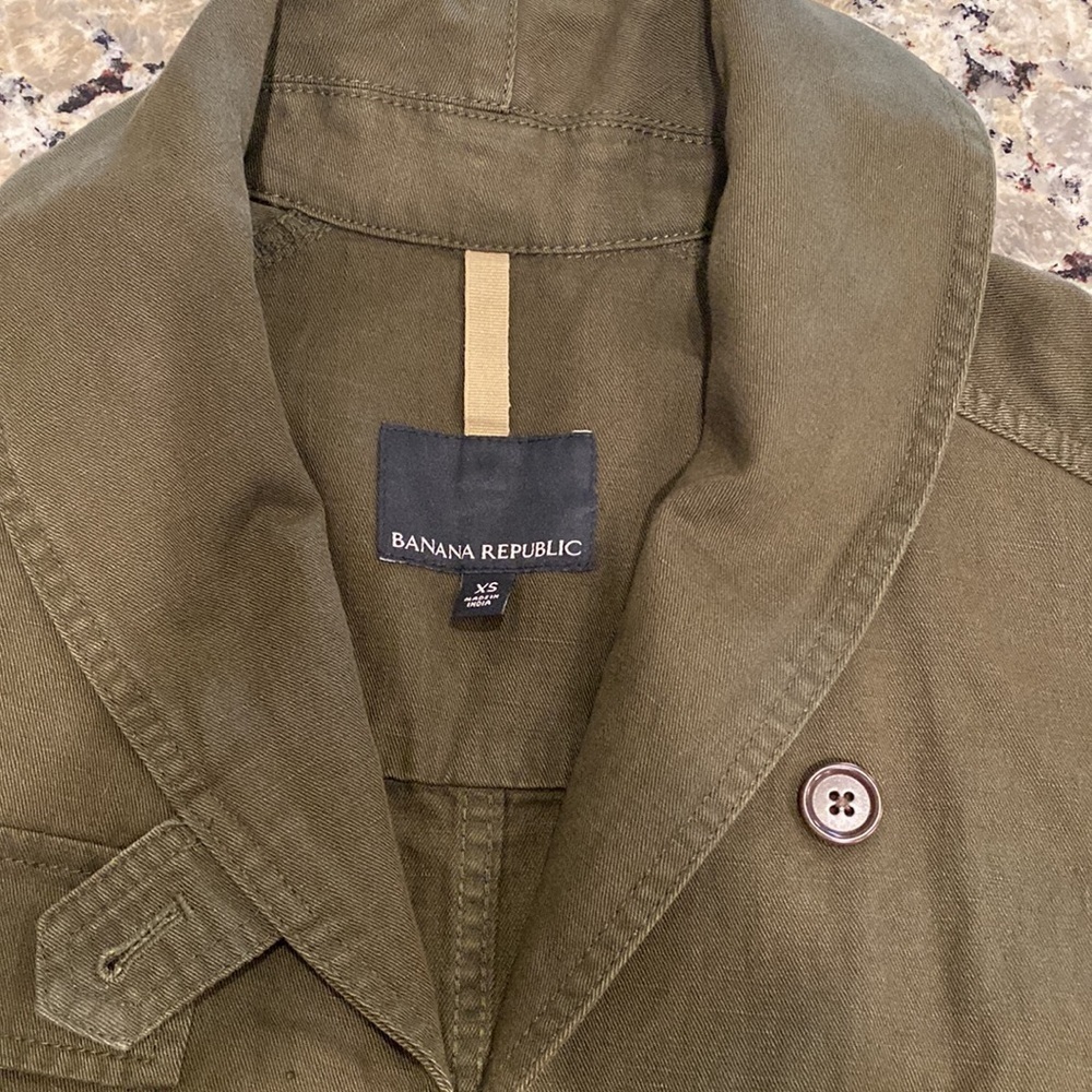 Banana Republic army/pea coat/jacket - Picture 8 of 11